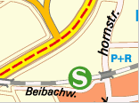 nach rechts scrollen